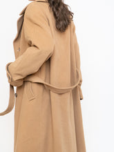 Load image into Gallery viewer, Vintage x Made in Italy x Camel Wool Belted Trench Coat (XS-M)
