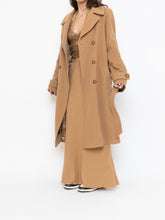 Load image into Gallery viewer, Vintage x Made in Italy x Camel Wool Belted Trench Coat (XS-M)