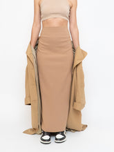 Load image into Gallery viewer, Vintage x Beige Bodycon Maxi Skirt (M, L)