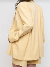 Load image into Gallery viewer, Modern x Deadstock Butter Yellow Blazer, Shorts Set (M)