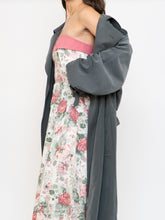 Load image into Gallery viewer, Vintage x Made in Great Britain x Strapless Rose Patterned Dress (XS, S)