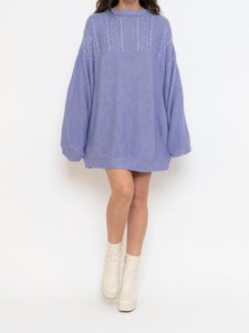 Vintage x Handmade Cozy Lilac Sweater (XS-XXL)