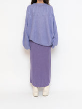 Load image into Gallery viewer, Vintage x Handmade Cozy Lilac Sweater (XS-XXL)