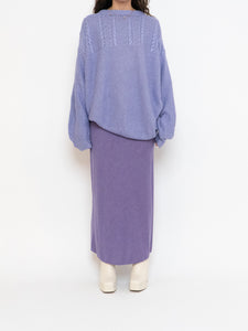 Vintage x Handmade Cozy Lilac Sweater (XS-XXL)
