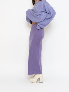 Vintage x Handmade Cozy Lilac Sweater (XS-XXL)
