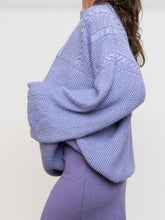 Load image into Gallery viewer, Vintage x Handmade Cozy Lilac Sweater (XS-XXL)
