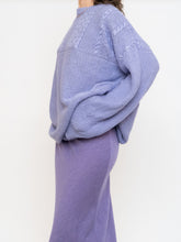 Load image into Gallery viewer, Vintage x Handmade Cozy Lilac Sweater (XS-XXL)