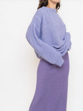 Load image into Gallery viewer, Vintage x Handmade Cozy Lilac Sweater (XS-XXL)