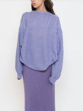 Load image into Gallery viewer, Vintage x Handmade Cozy Lilac Sweater (XS-XXL)