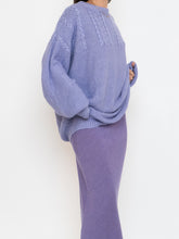 Load image into Gallery viewer, Vintage x Handmade Cozy Lilac Sweater (XS-XXL)