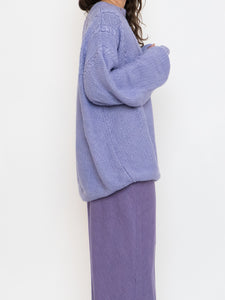 Vintage x Handmade Cozy Lilac Sweater (XS-XXL)