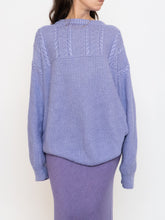Load image into Gallery viewer, Vintage x Handmade Cozy Lilac Sweater (XS-XXL)