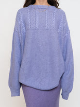 Load image into Gallery viewer, Vintage x Handmade Cozy Lilac Sweater (XS-XXL)
