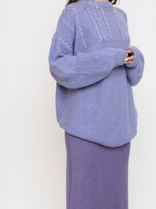Vintage x Handmade Cozy Lilac Sweater (XS-XXL)