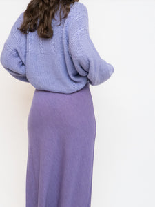 Vintage x Handmade Cozy Lilac Sweater (XS-XXL)