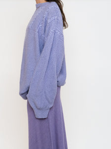 Vintage x Handmade Cozy Lilac Sweater (XS-XXL)