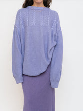 Load image into Gallery viewer, Vintage x Handmade Cozy Lilac Sweater (XS-XXL)