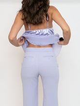 Load image into Gallery viewer, Vintage x Lilac Pleated Sheer Tank (S, M)