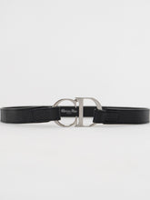 Load image into Gallery viewer, CHRISTIAN DIOR x &#39;CD&#39; Emblem Leather Strap Belt (M, L)