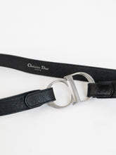 Load image into Gallery viewer, CHRISTIAN DIOR x &#39;CD&#39; Emblem Leather Strap Belt (M, L)