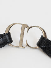 Load image into Gallery viewer, CHRISTIAN DIOR x &#39;CD&#39; Emblem Leather Strap Belt (M, L)