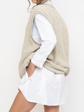 Load image into Gallery viewer, Vintage x Made in USA x EDDIE BAUER Oatmeal Cotton Knit Vest (S-L)
