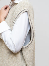 Load image into Gallery viewer, Vintage x Made in USA x EDDIE BAUER Oatmeal Cotton Knit Vest (S-L)