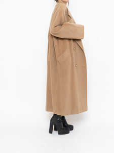 Vintage x Made in Italy x Camel Wool & Cashmere Coat (S-L)