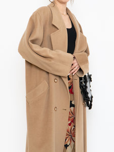 Vintage x Made in Italy x Camel Wool & Cashmere Coat (S-L)