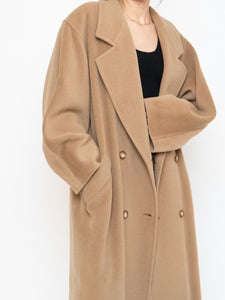 Vintage x Made in Italy x Camel Wool & Cashmere Coat (S-L)