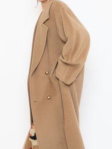 Vintage x Made in Italy x Camel Wool & Cashmere Coat (S-L)