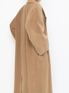 Vintage x Made in Italy x Camel Wool & Cashmere Coat (S-L)