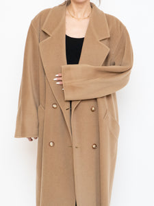 Vintage x Made in Italy x Camel Wool & Cashmere Coat (S-L)