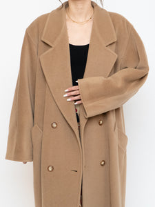 Vintage x Made in Italy x Camel Wool & Cashmere Coat (S-L)