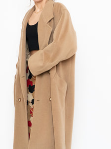 Vintage x Made in Italy x Camel Wool & Cashmere Coat (S-L)