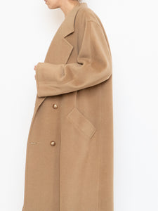 Vintage x Made in Italy x Camel Wool & Cashmere Coat (S-L)