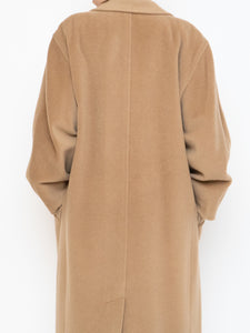 Vintage x Made in Italy x Camel Wool & Cashmere Coat (S-L)