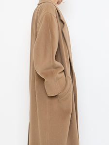 Vintage x Made in Italy x Camel Wool & Cashmere Coat (S-L)
