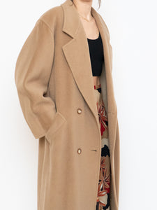 Vintage x Made in Italy x Camel Wool & Cashmere Coat (S-L)