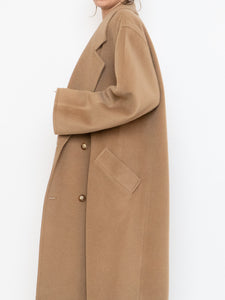 Vintage x Made in Italy x Camel Wool & Cashmere Coat (S-L)