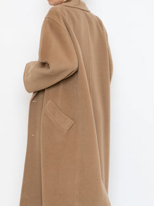 Vintage x Made in Italy x Camel Wool & Cashmere Coat (S-L)
