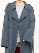 Load image into Gallery viewer, Vintage x Made in Canada x STANFORD Ash Blue Trench Coat (XS-XL)