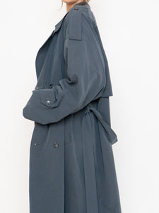 Vintage x Made in Canada x STANFORD Ash Blue Trench Coat (XS-XL)