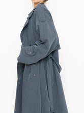 Load image into Gallery viewer, Vintage x Made in Canada x STANFORD Ash Blue Trench Coat (XS-XL)