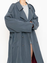 Load image into Gallery viewer, Vintage x Made in Canada x STANFORD Ash Blue Trench Coat (XS-XL)
