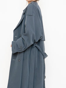 Vintage x Made in Canada x STANFORD Ash Blue Trench Coat (XS-XL)