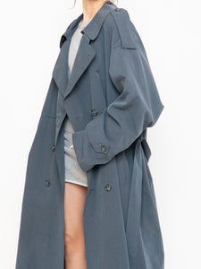 Vintage x Made in Canada x STANFORD Ash Blue Trench Coat (XS-XL)