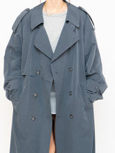 Load image into Gallery viewer, Vintage x Made in Canada x STANFORD Ash Blue Trench Coat (XS-XL)