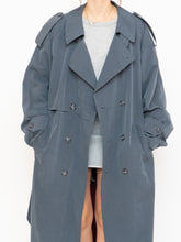Load image into Gallery viewer, Vintage x Made in Canada x STANFORD Ash Blue Trench Coat (XS-XL)