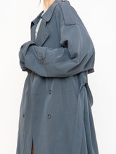 Load image into Gallery viewer, Vintage x Made in Canada x STANFORD Ash Blue Trench Coat (XS-XL)